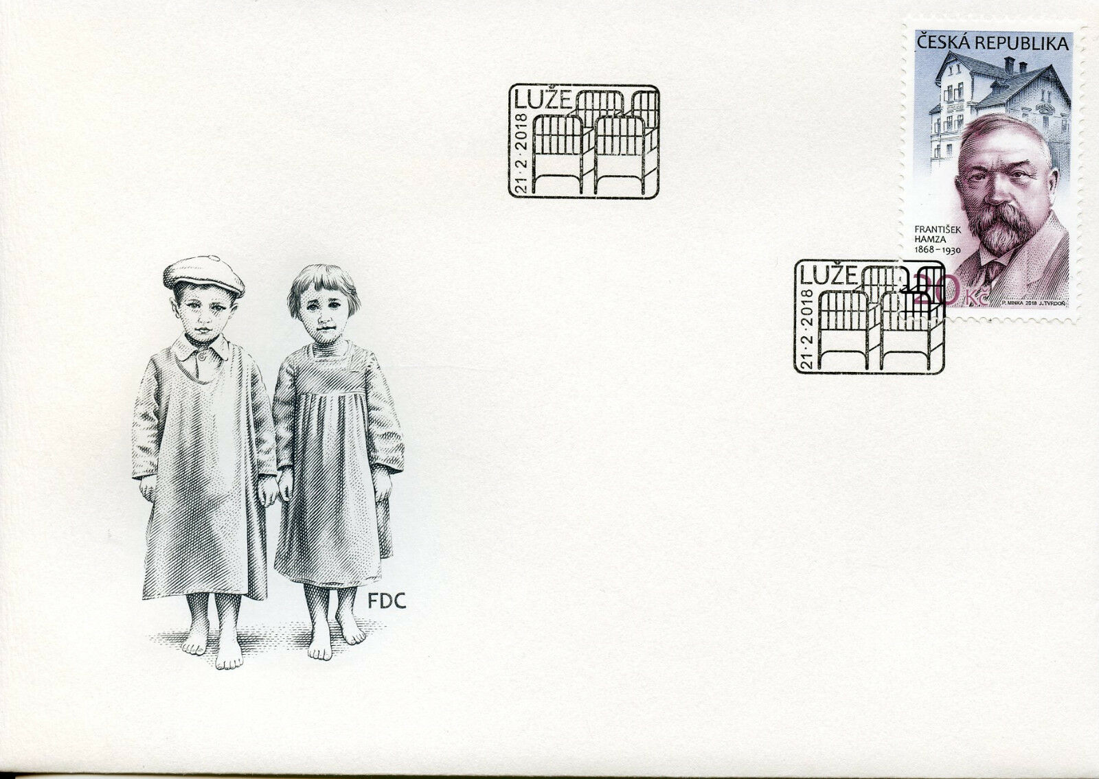 Czech Rep 2018 FDC Frantisek Hamza Physician 1v Medical Architecture Stamps