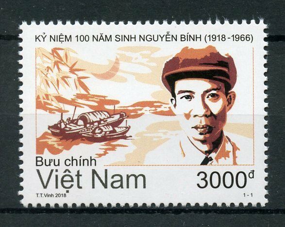 Vietnam 2018 MNH Nguyen Binh Viet Minh 1v Set Military Famous People Stamps