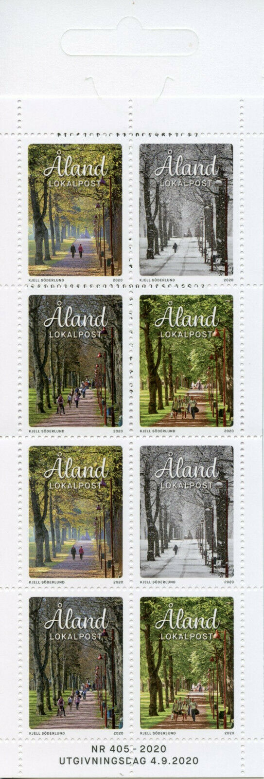 Aland Trees Stamps 2020 MNH Four Seasons Nature Landscapes 8v Booklet