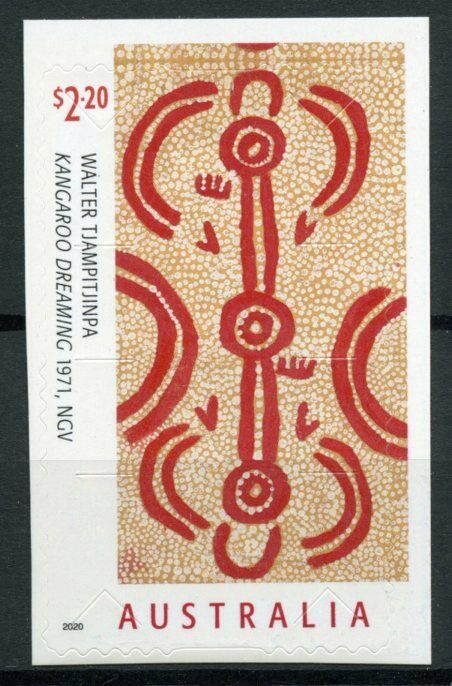 Australia Art of Desert Stamps 2020 MNH Paintings Cultures Traditions 1v S/A Set