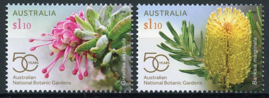 Australia Flowers Stamps 2020 MNH National Botanic Gardens Flora Nature 2v Set