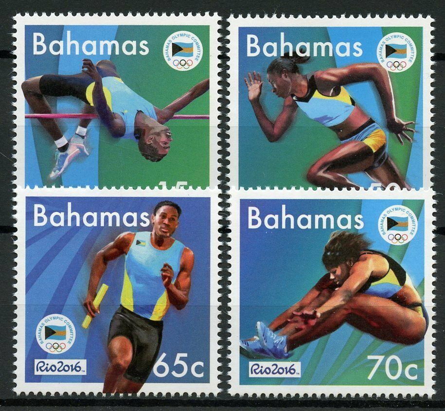 Bahamas 2016 MNH Olympics Stamps Summer Olympic Games Rio Sports 4v Set