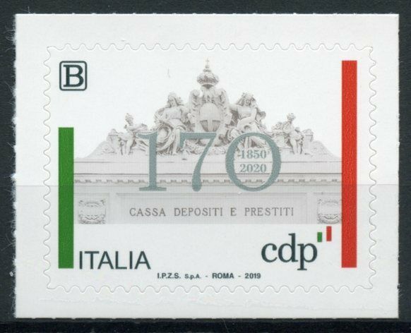 Italy Banking Stamps 2020 MNH CDP Banks Cassa Depositi e Presititi 1v S/A Set