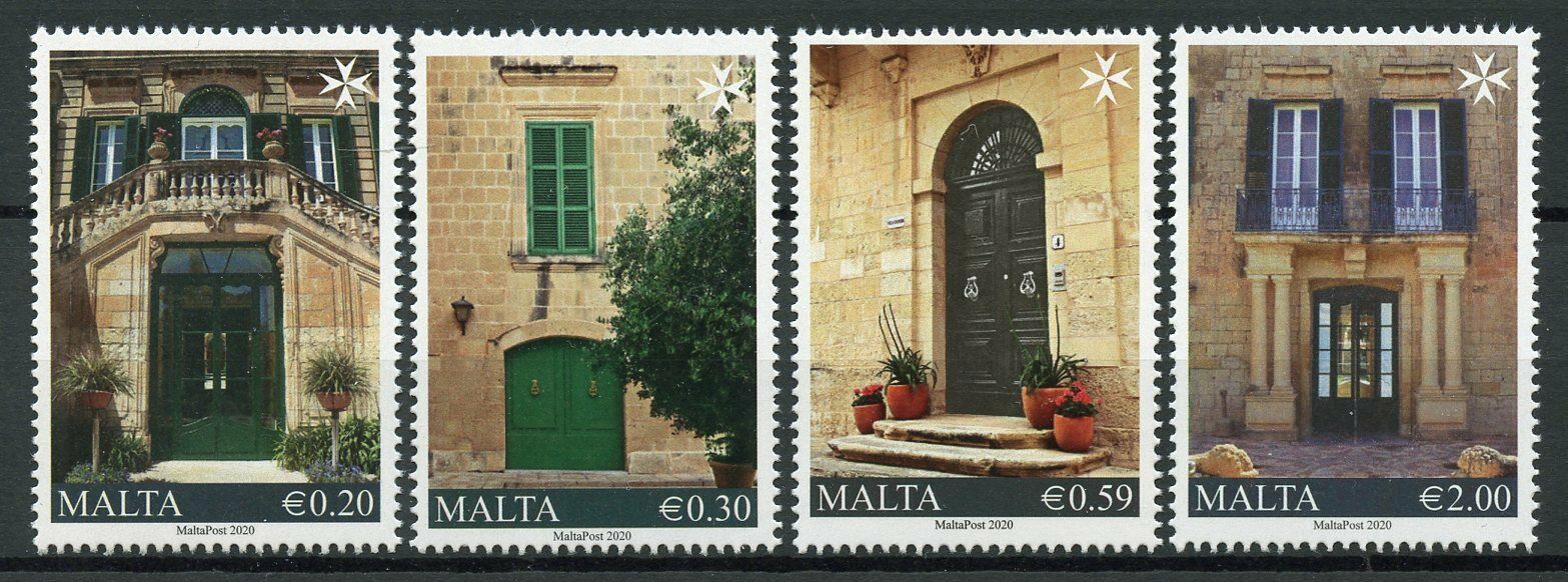 Malta Architecture Stamps 2020 MNH Old Residential Houses Series II 4v Set