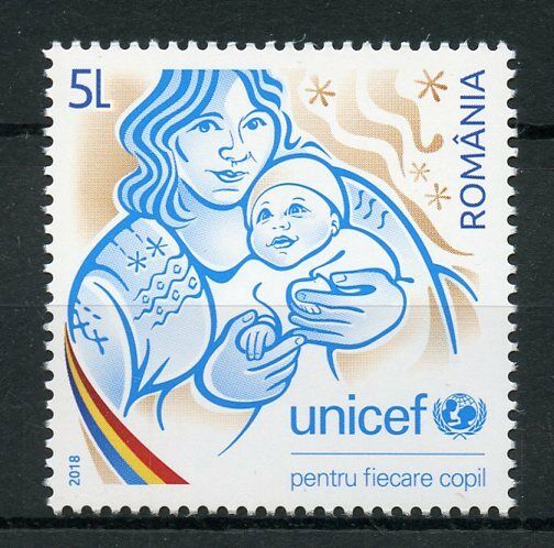 Romania 2018 MNH UN UNICEF Childrens Children's Rights 1v Set Stamps
