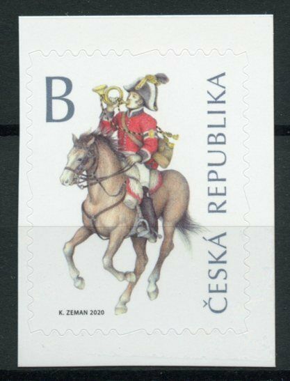 Czech Republic Postal Services Stamps 2020 MNH Postal Uniforms Horses 1v S/A Set