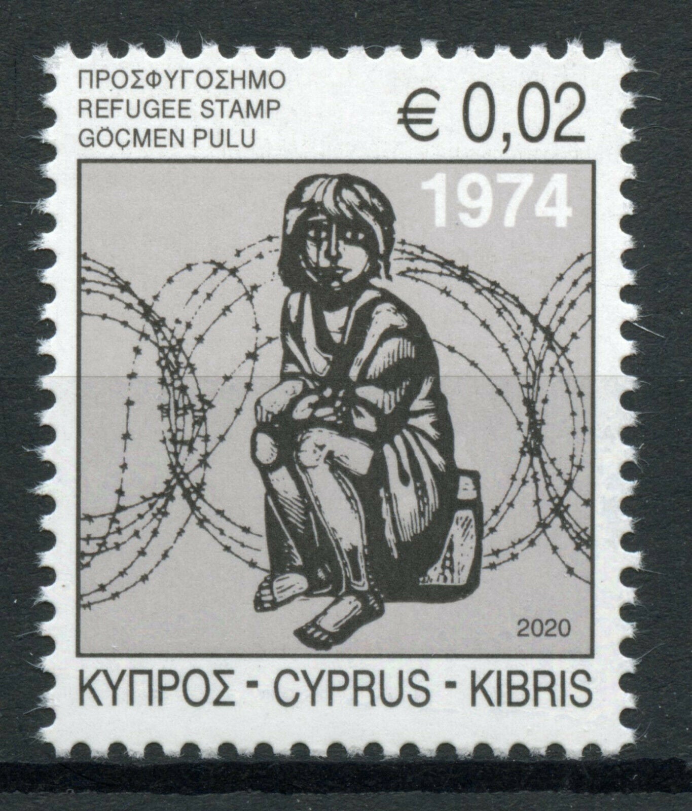 Cyprus Stamps 2020 MNH Refugees Refugee 1v Set
