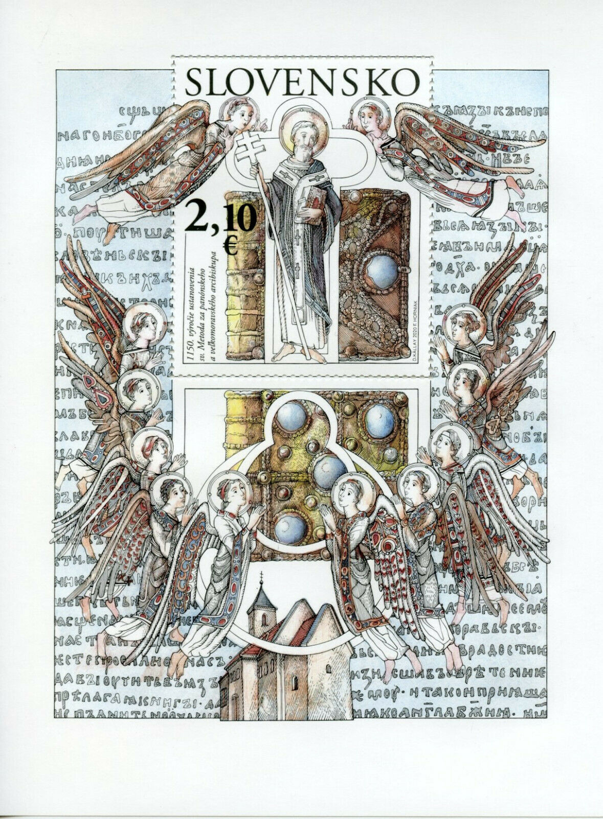 Slovakia Saints Stamps 2020 MNH Consecration St Methodius Religion 1v M/S
