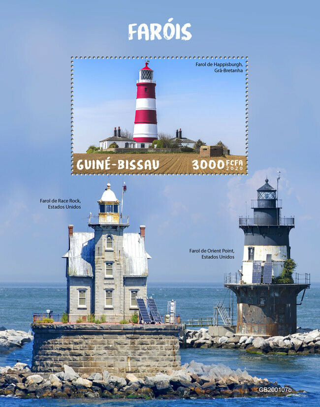 Guinea-Bissau Lighthouses Stamps 2020 MNH Happisburgh Lighthouse 1v S/S