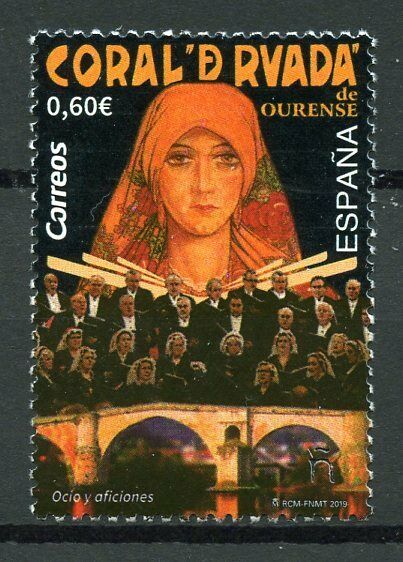 Spain 2019 MNH Coral de Ruado Choir Ourense 1v Set Cultures Music Stamps
