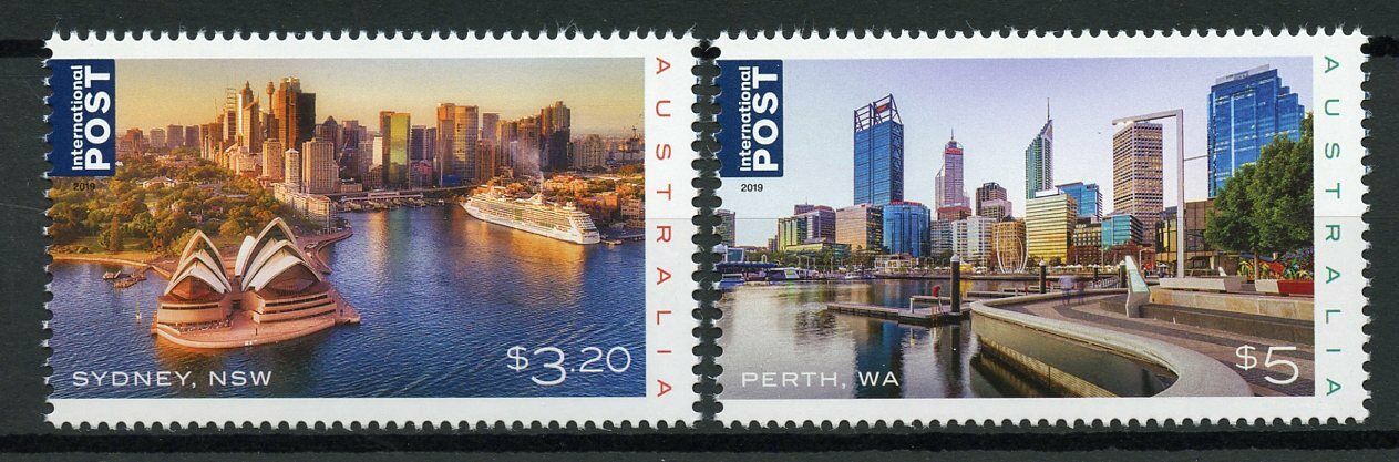 Australia Architecture Stamps 2019 MNH Beautiful Cities II Sydney Opera House 2v