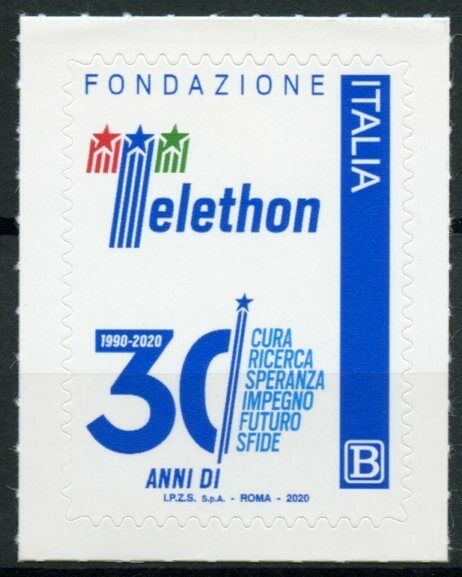 Italy 2020 MNH - Fondazione Telethon Genetic Diseases - Medical - 1v S/A Set