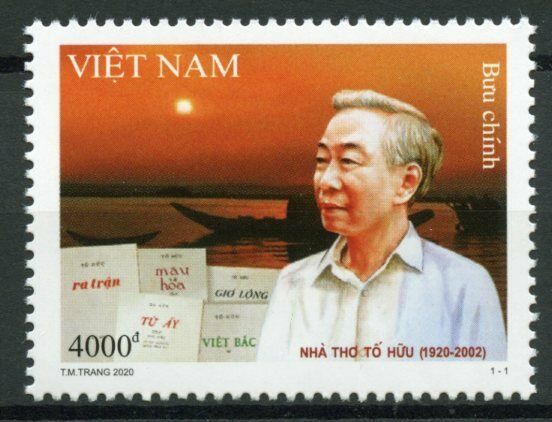 Vietnam 2020 MNH - To Huu Vietnamese Poet - Poets People Literature - 1v Set