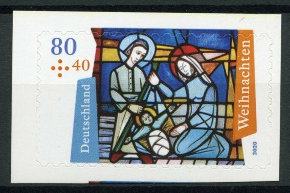Germany Christmas Stamps 2020 MNH Nativity Stained Glass Art 1v S/A Set
