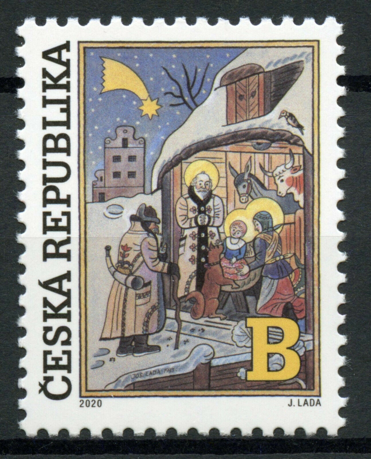 Czech Republic Christmas Stamps 2020 MNH Nativity 1v Set