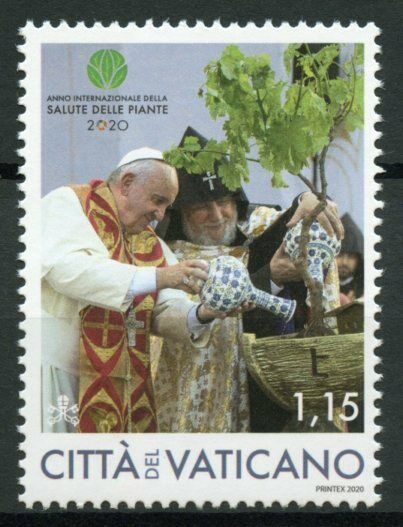 Vatican City Plants Stamps 2020 MNH Intl Yr of Plant Health Pope Francis 1v Set