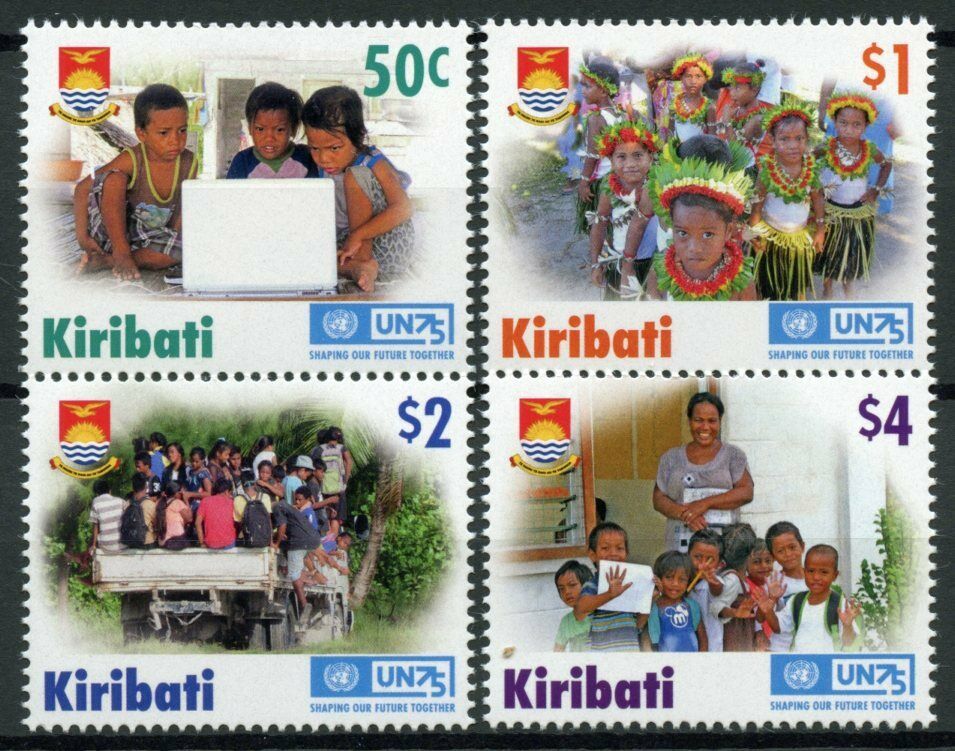 Kiribati 2020 MNH UN Stamps United Nations UN75 Cultures Education 4v Set