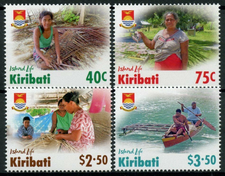 Kiribati 2021 MNH - Island Life - Boats Landscapes Cultures Traditions - 4v Set