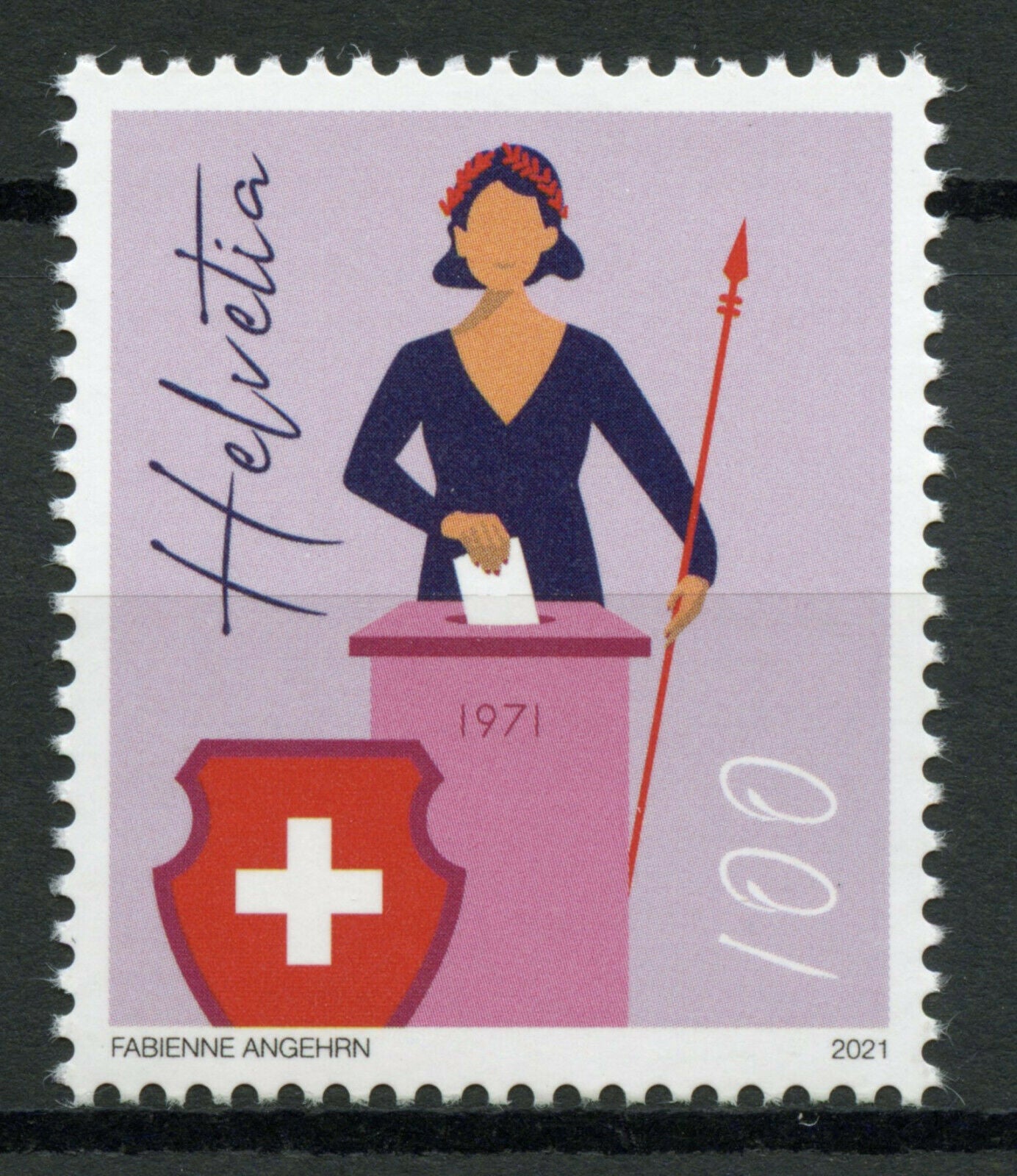 Switzerland Stamps 2021 MNH Women's Suffrage 50 Years Right to Vote 1v Set