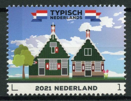 Netherlands Architecture Stamps 2021 MNH Wooden Houses Typically Dutch 1v Set
