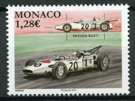 Monaco Sports Stamps 2021 MNH Legendary Race Cars Honda RA271 Auto Racing 1v Set
