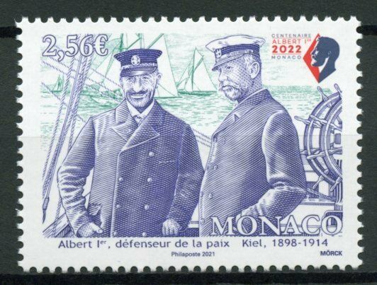 Monaco Sports Stamps 2021 MNH Kiel Regatta Prince Albert I Royalty Boats 1v Set