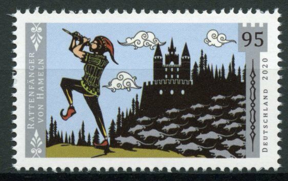 Germany Stamps 2020 MNH Pied Piper of Hamelin Legends Mythology 1v Set