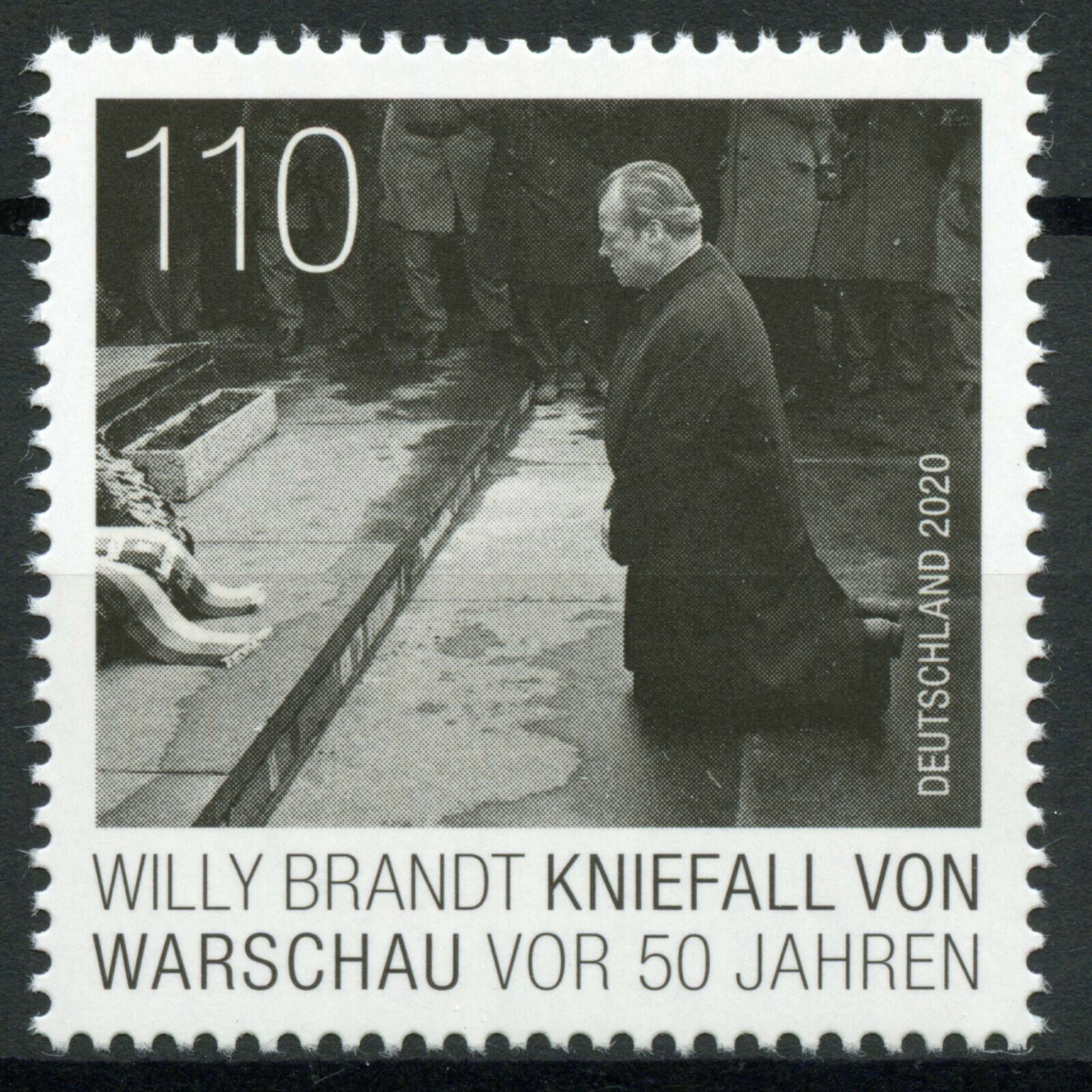 Germany People Stamps 2020 MNH Willy Brandt Visit to Warsaw Politicians 1v Set