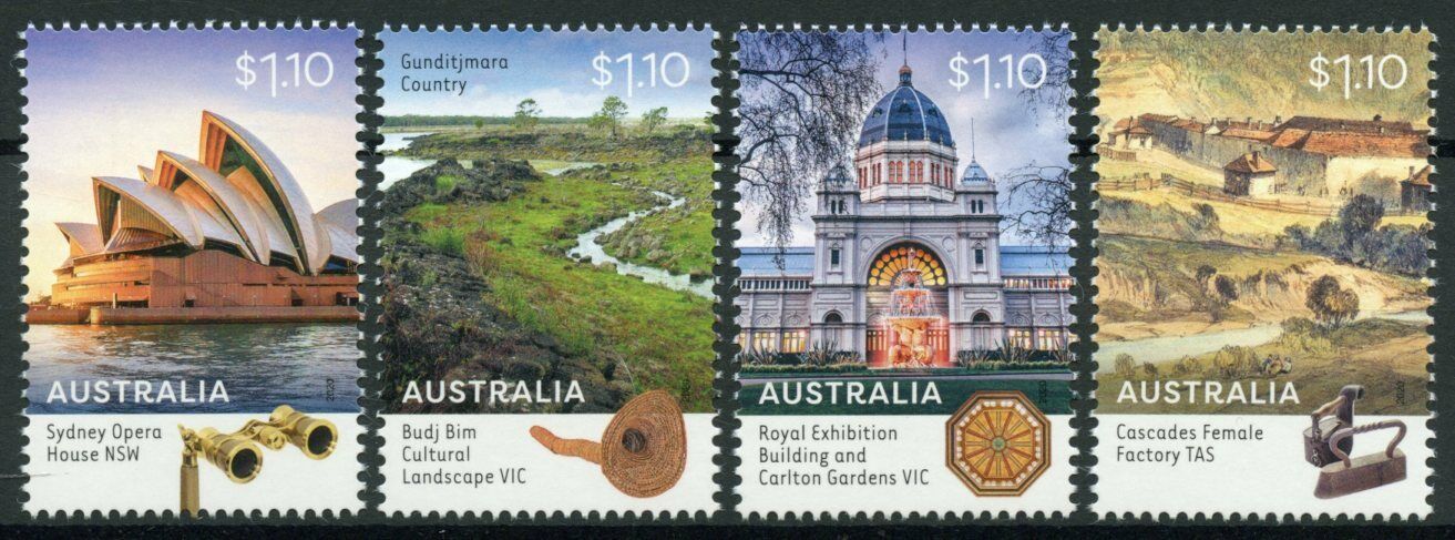 Australia Architecture Stamps 2020 MNH World Heritage Sydney Opera House 4v Set
