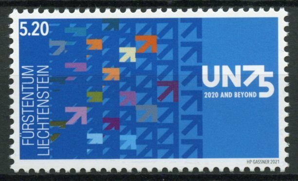 Liechtenstein UN Stamps 2021 MNH 1st General Assembly United Nations UN75 1v Set
