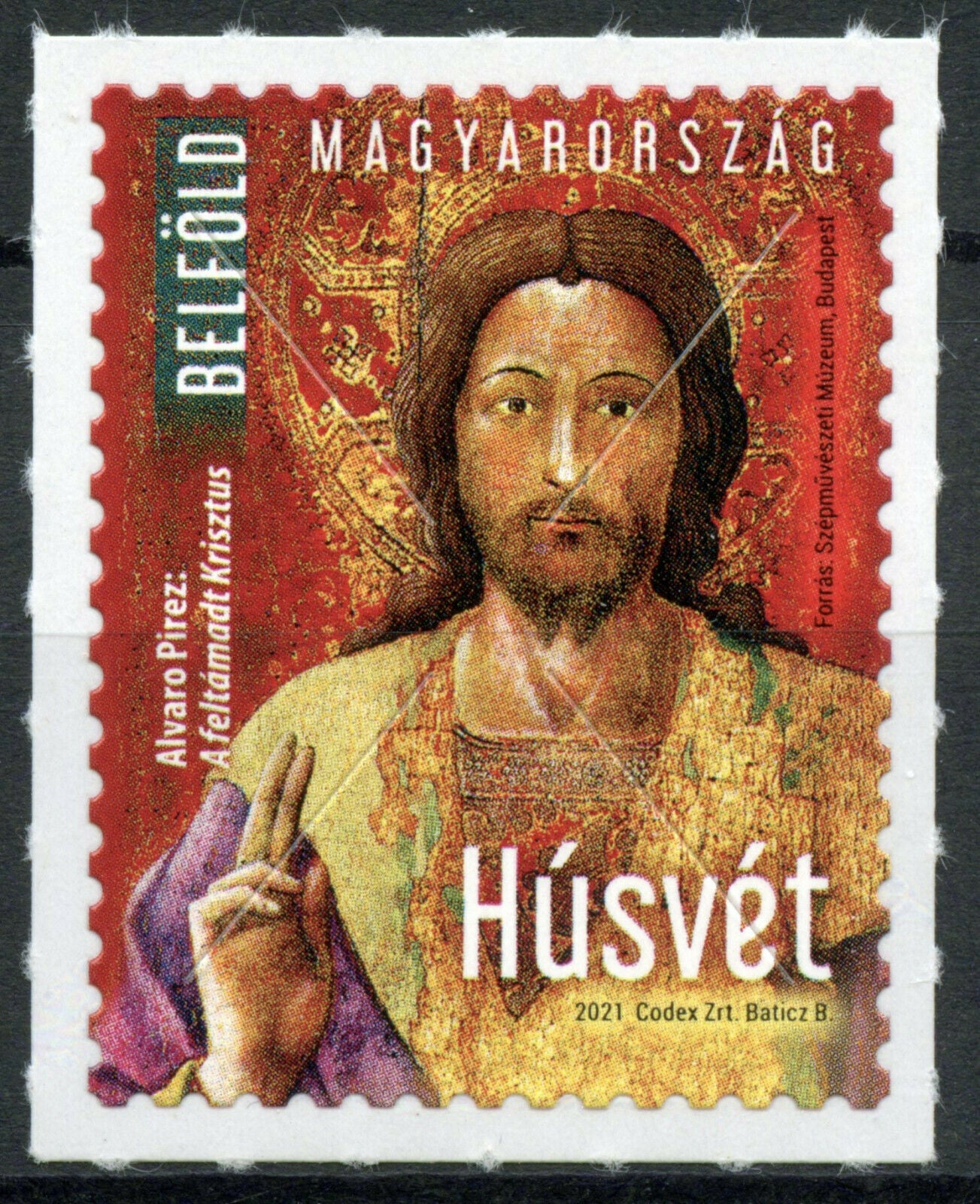 Hungary Easter Stamps 2021 MNH Art Alvaro Pirez Religion 1v S/A Set