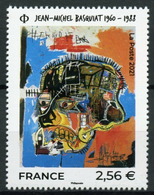 France Art Stamps 2021 MNH Jean-Michel Basquiat Paintings 1v Set