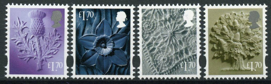 GB Stamps 2021 MNH Country Definitives £1.70 England Wales Scotland NI 4v Set