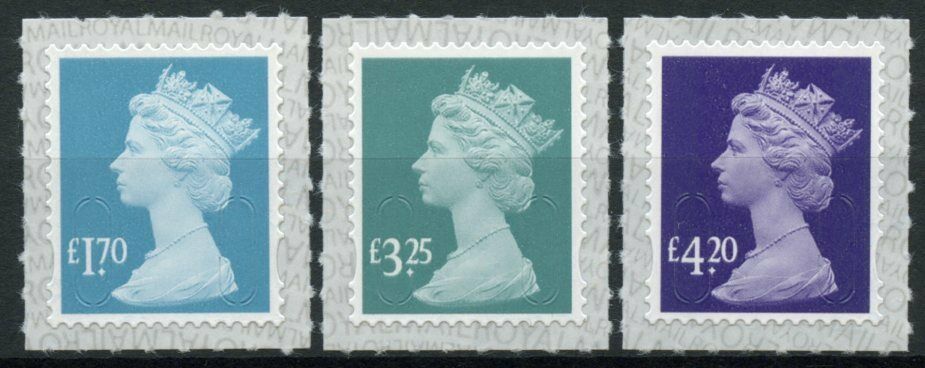 GB Machin Definitives Stamps 2021 MNH 2021 Tariff Queen Elizabeth II 3v S/A Set