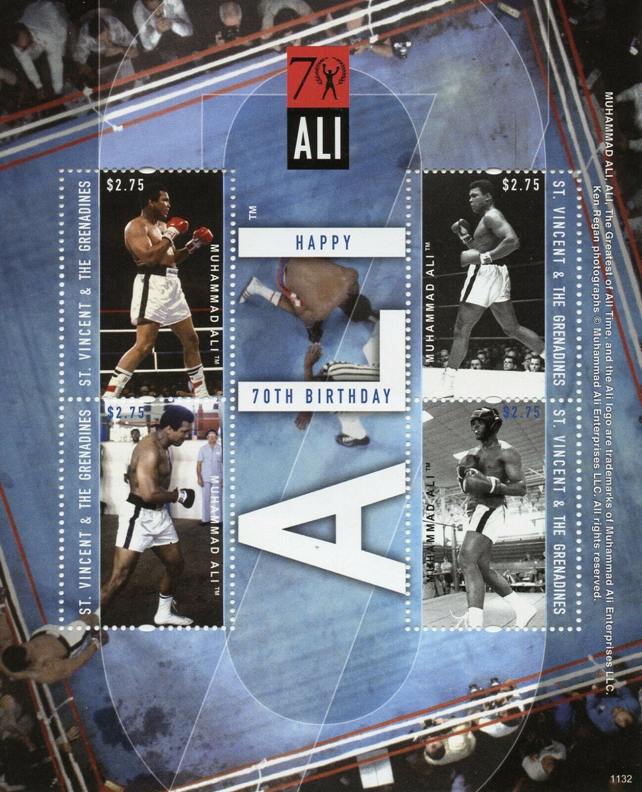 St Vincent & Grenadines 2011 MNH Boxing Stamps Muhammad Ali Sports 4v M/S I