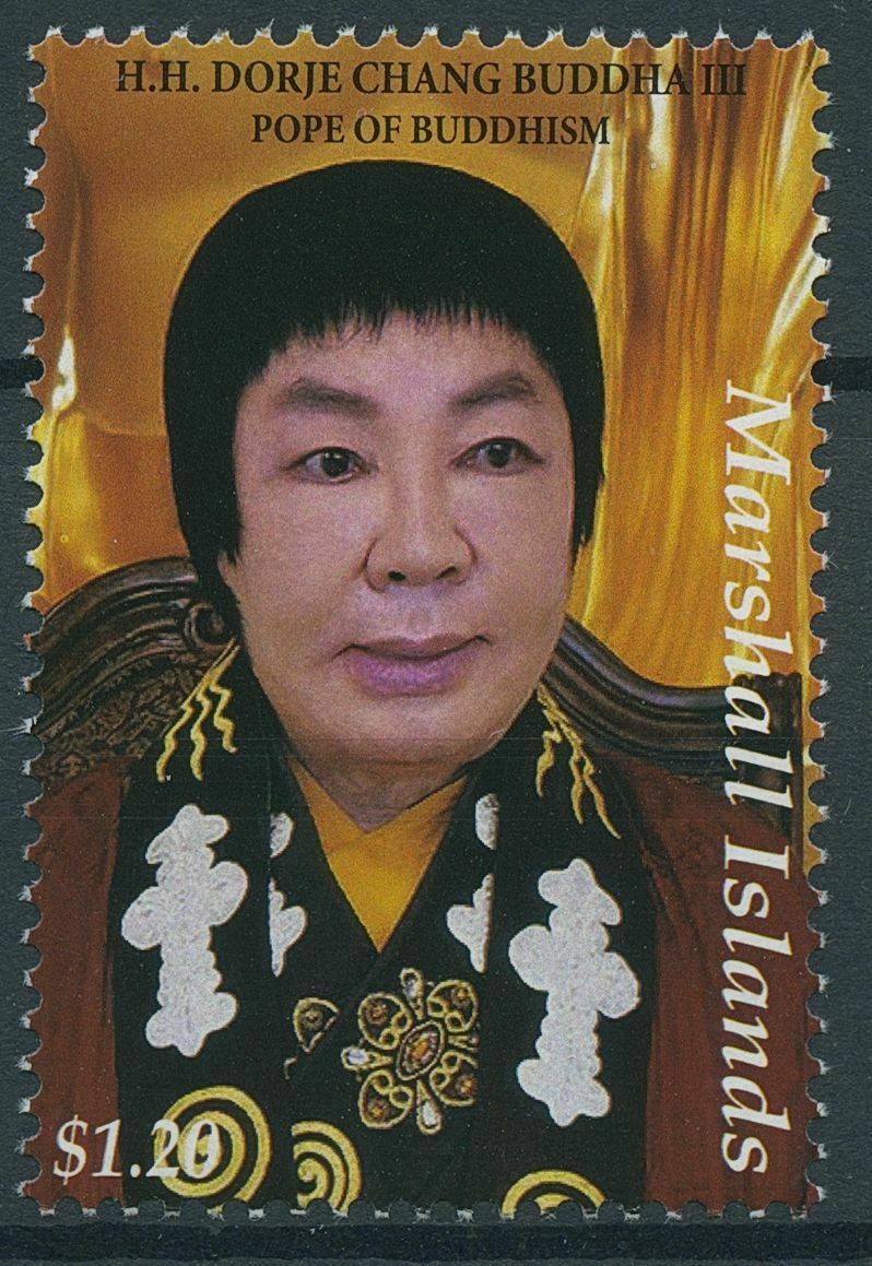 Marshall Islands 2021 MNH Dorje Chang Buddha III Stamps Buddhism People 1v Set