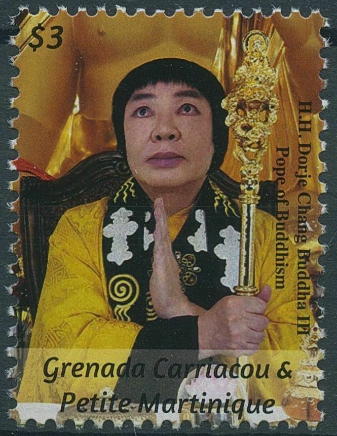 Grenadines Grenada 2021 MNH Dorje Chang Buddha III Stamps Buddhism 1v Set