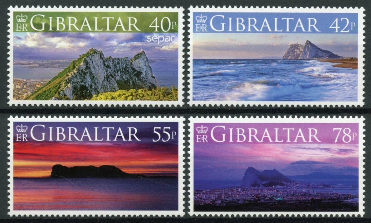 Gibraltar 2007 MNH Landscapes Stamps Panoramic Views SEPAC Tourism 4v Set
