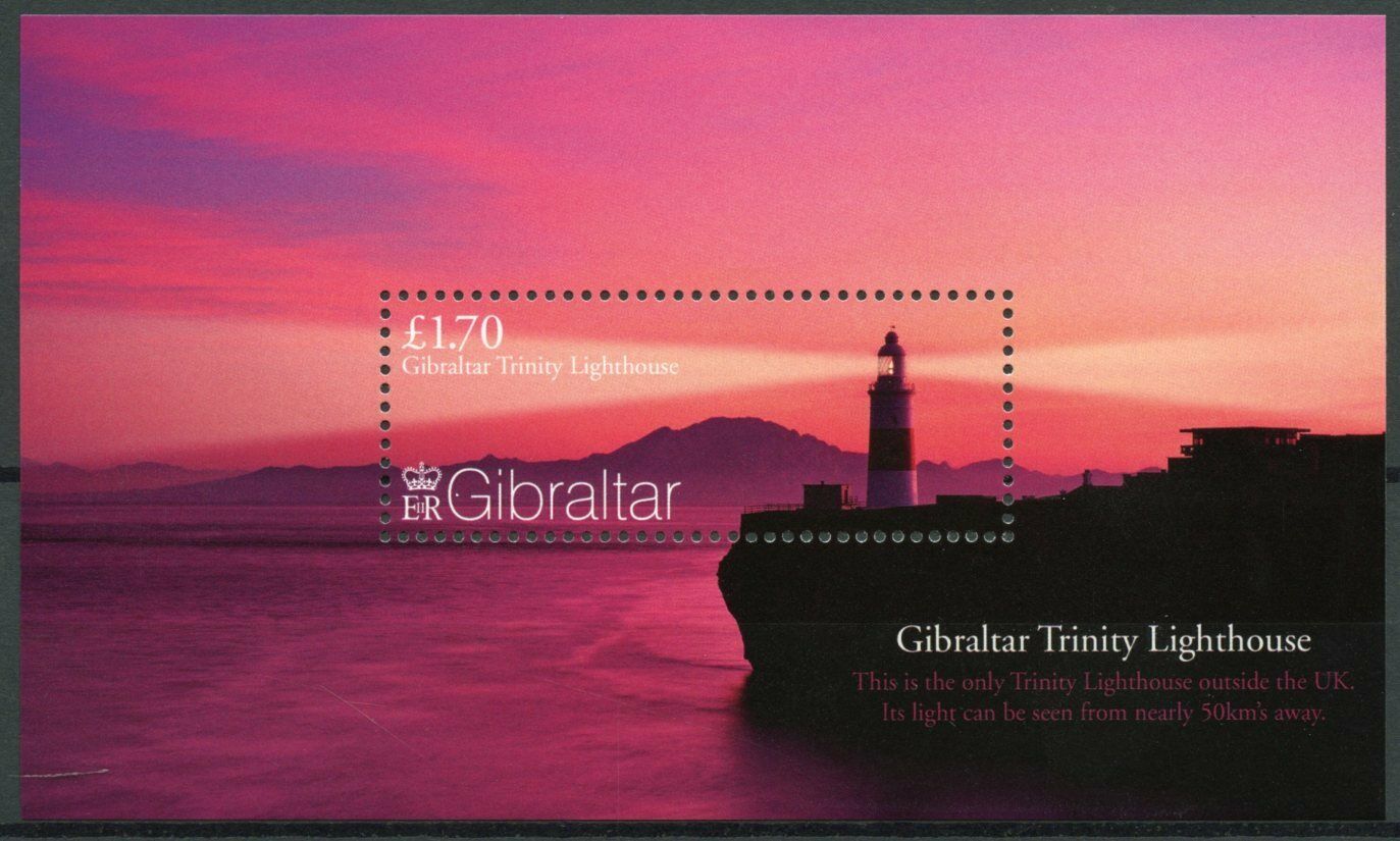 Gibraltar 2007 MNH Lighthouses Stamps Panoramic Views Trinity Lighthouse 1v M/S