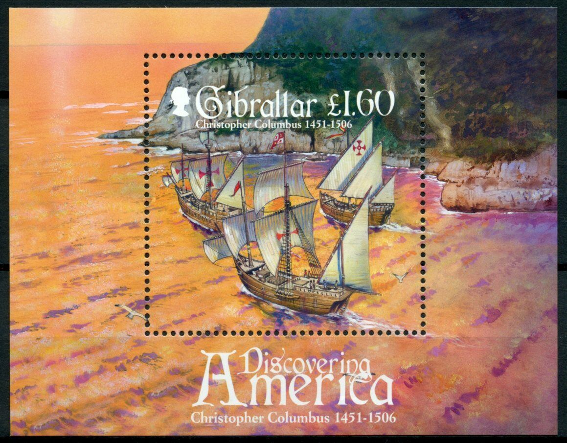 Gibraltar 2006 MNH Ships Stamps Cristopher Columbus Exploration Nautical 1v M/S