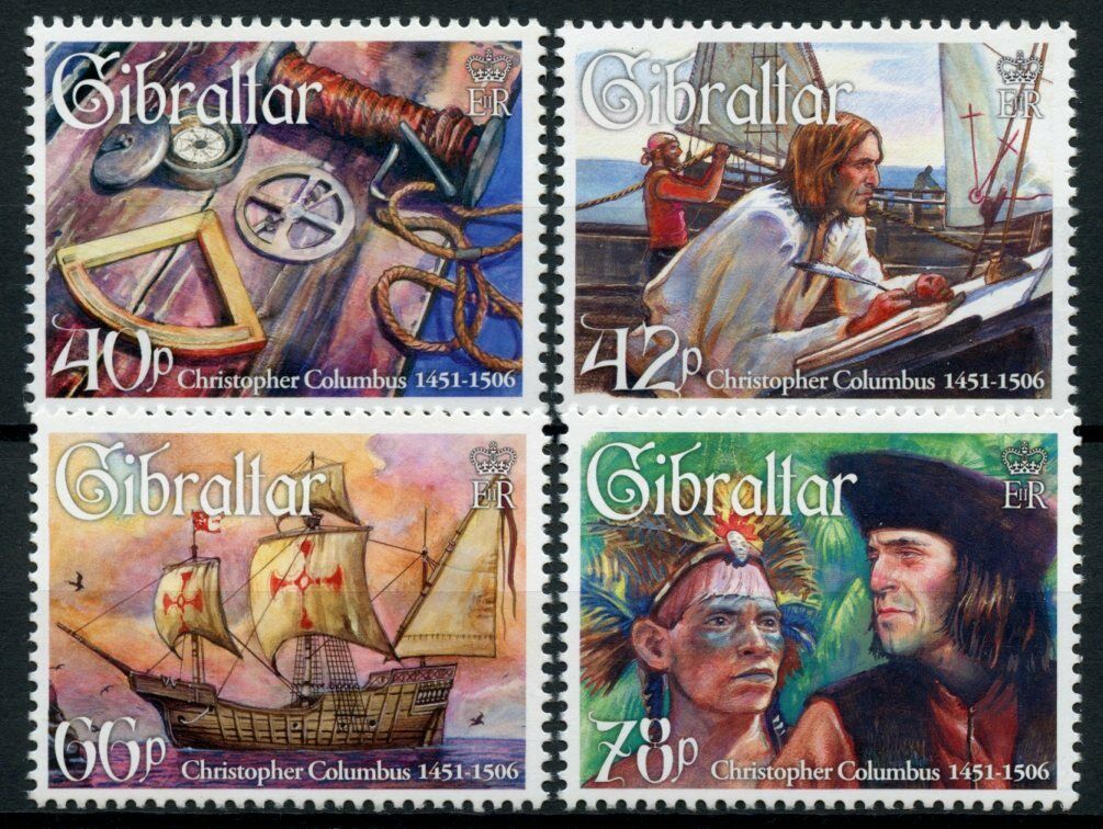 Gibraltar 2006 MNH Ships Stamps Cristopher Columbus Exploration Nautical 4v Set