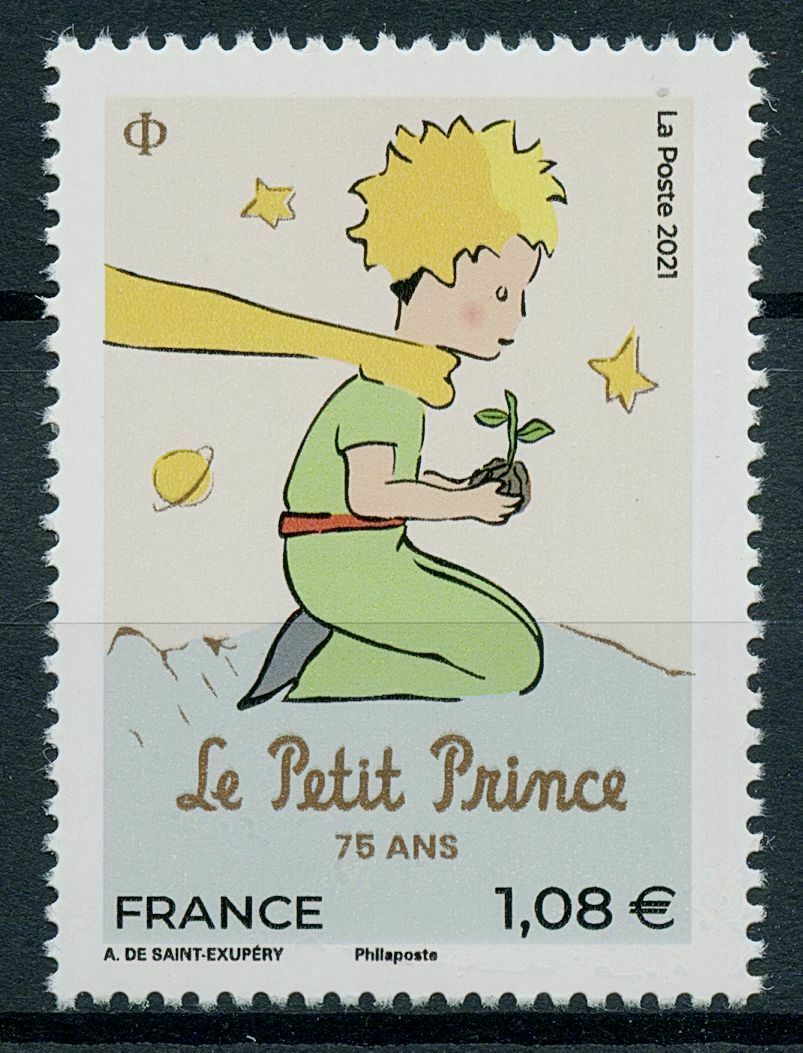 France 2021 MNH Literature Stamps Le Petit Prince 75 Years Books 1v Set