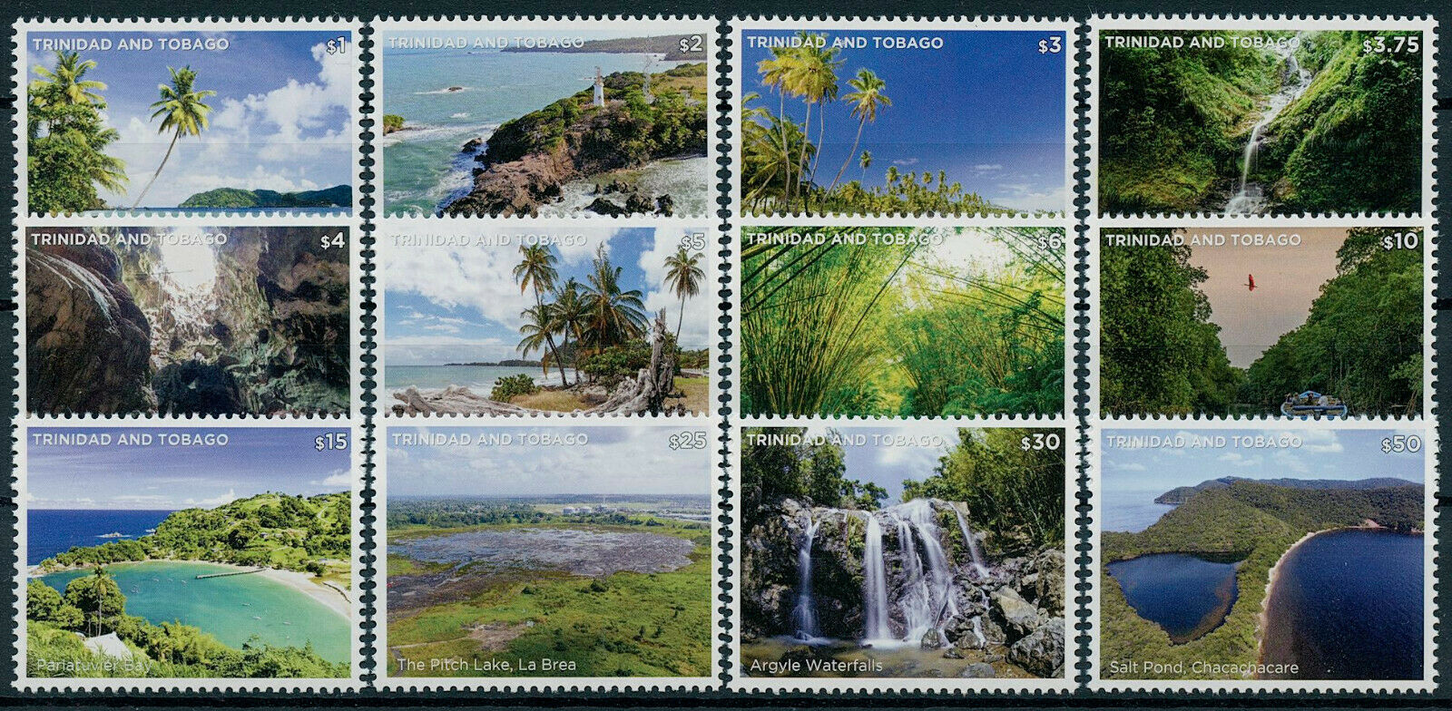 Trinidad & Tobago 2021 MNH Landscapes Stamps Scenic Views Definitives 12v Set