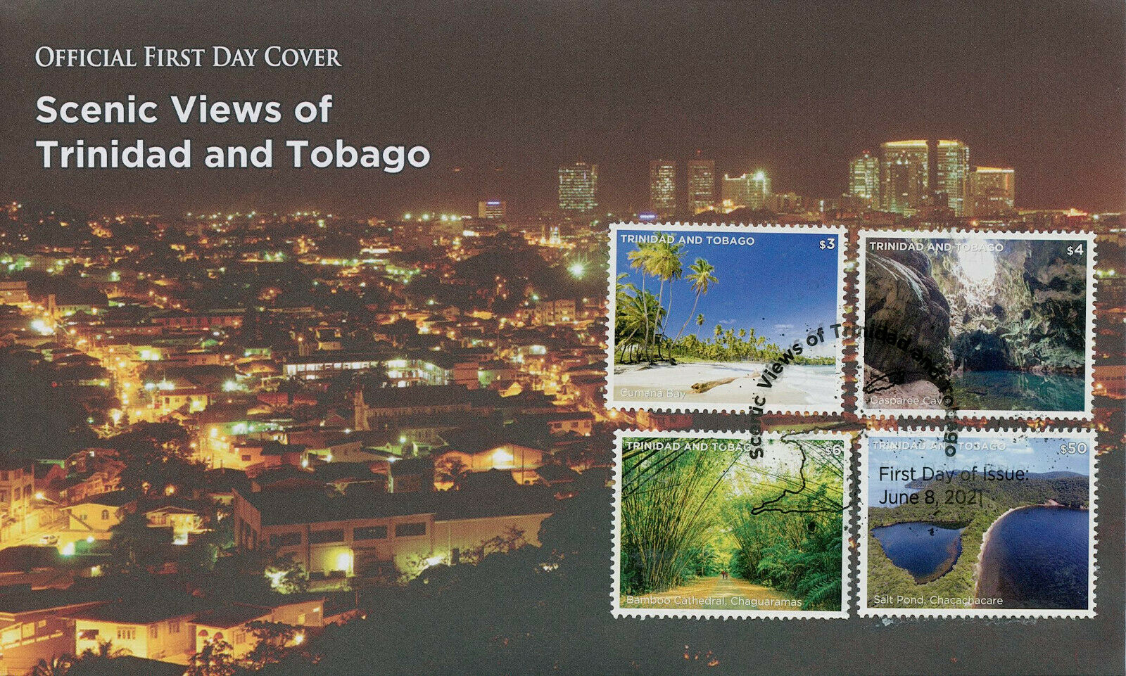 Trinidad & Tobago 2021 FDC Landscapes Stamps Scenic Views Definitives 12v Set