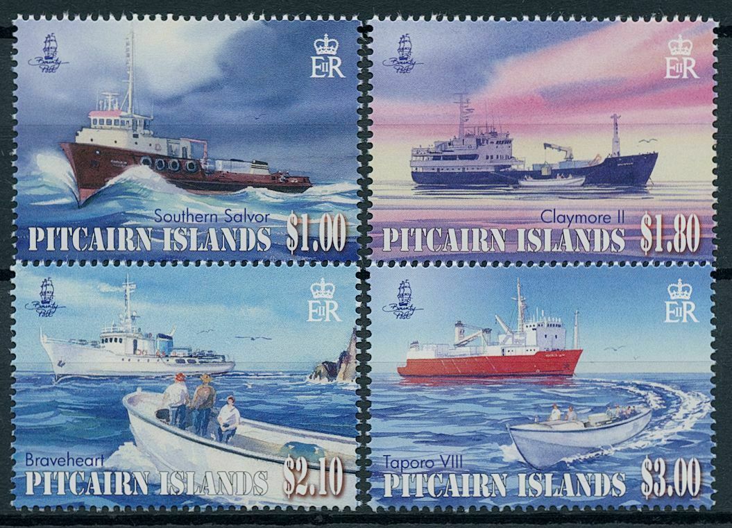 Pitcairn Islands 2011 MNH Ships Stamps Supply Ship Day Tapora Nautical 4v Set