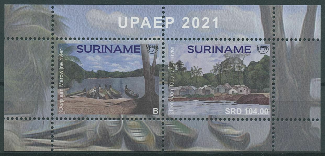 Suriname 2021 MNH Landscapes Stamps UPAEP Tourism 2v M/S