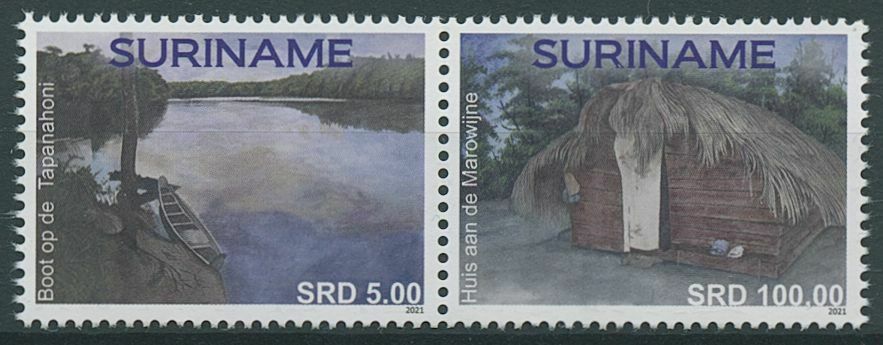 Suriname 2021 MNH Landscapes Stamps UPAEP Tourism 2v Set