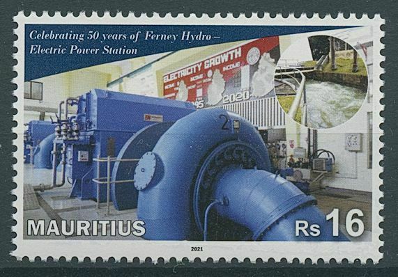 Mauritius 2021 MNH Stamps Ferney Hydro Electric Power Station 50 Years 1v Set