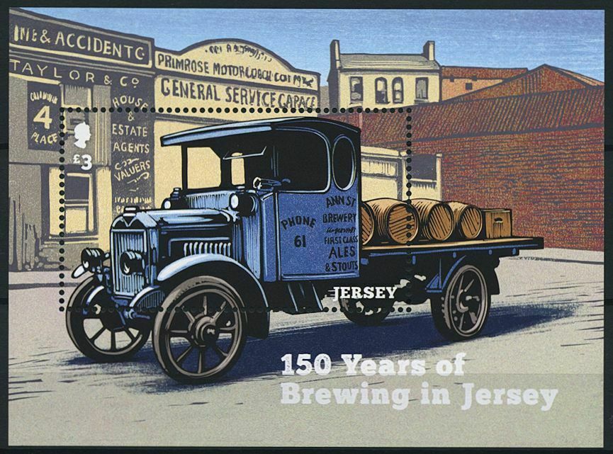 Jersey 2021 MNH Cultures & Traditions Stamps Brewing 150 Years Cars 1v M/S