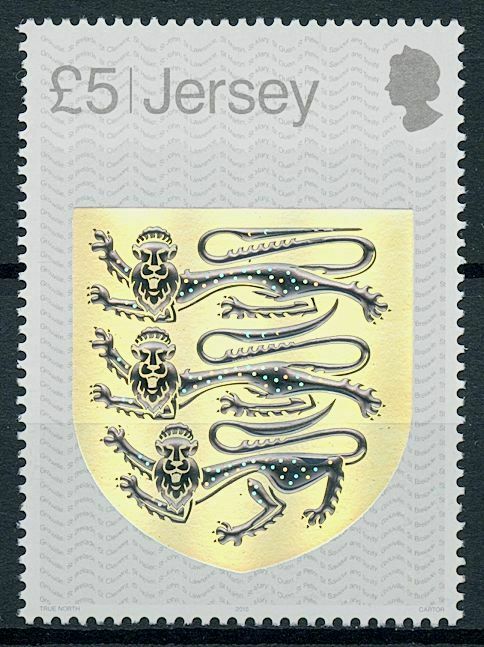 Jersey 2015 MNH Definitives Stamps Crest of Jersey Crests £5 Hologram 1v Set